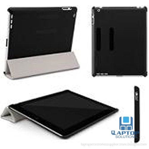 Black 100% Brand New Ipad / Ipad2 Smart Protectine Cases With Pu Leather + Flannelette